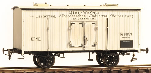 Ferro Train 855-015 - Austrian Beer waggon KFNB Gb66899  Saybush brewery